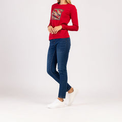 LUMA - DAMEN-LANGARM-T-SHIRT AUS 100 % BAUMWOLLE