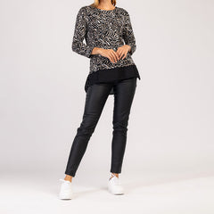 MIRA - Modisches Langarm-T-Shirt für Damen