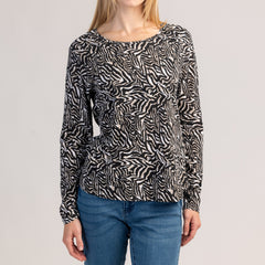 VIVA - LANGARM-T-SHIRT FÜR DAMEN AUS 100 % BAUMWOLLE