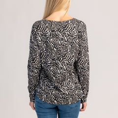 VIVA - LANGARM-T-SHIRT FÜR DAMEN AUS 100 % BAUMWOLLE