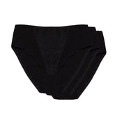 BASICS - DAMEN-BAUMWOLLSLIPS, 3-TEILIG