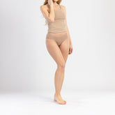 PURELINE - DAMEN-BAUMWOLL-SLIP, 3-TEILIG