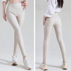 FIERCEFLEX™ - GEFÜTTERTE LEGGINGS AUS KUNSTLEDER