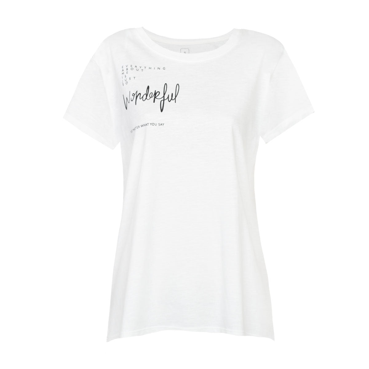 INSPIRA – DAMEN-BAUMWOLL-T-SHIRT MIT KURZEN ÄRMELN UND PRINT