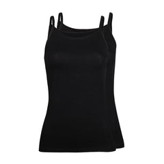 PURECOMFORT - DAMEN BAUMWOLL-TANKTOP, 2 STÜCK