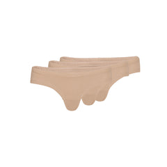 COMFYCHIC - DAMEN-BAUMWOLL-SLIP, 3-TEILIG