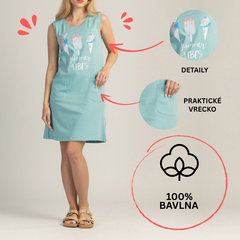 ZAFIRA – SOMMERKLEID AUS 100 % BAUMWOLLE