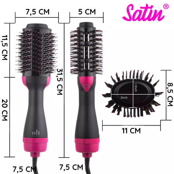 2-in-1: HAARTROCKNER UND VOLUMENBÜRSTE SATIN®