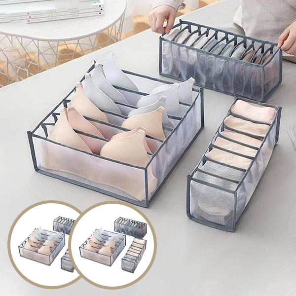 DRAWERGENIE® - 3-TEILIGER SCHRANKORGANIZER 1+1 GRATIS