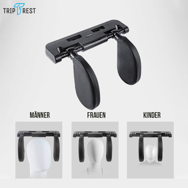 TRIPREST® – ERGONOMISCHE KOPF- UND NACKENSTÜTZE FÜRS AUTO