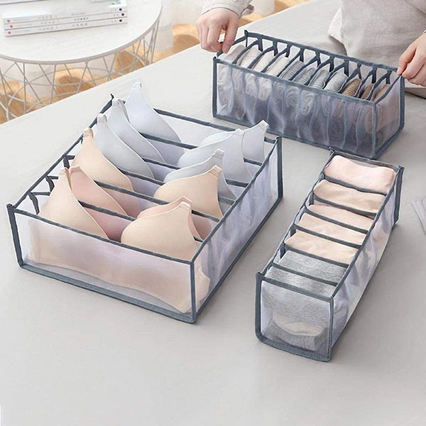 DRAWERGENIE® - 3-TEILIGER SCHRANKORGANIZER 1+1 GRATIS